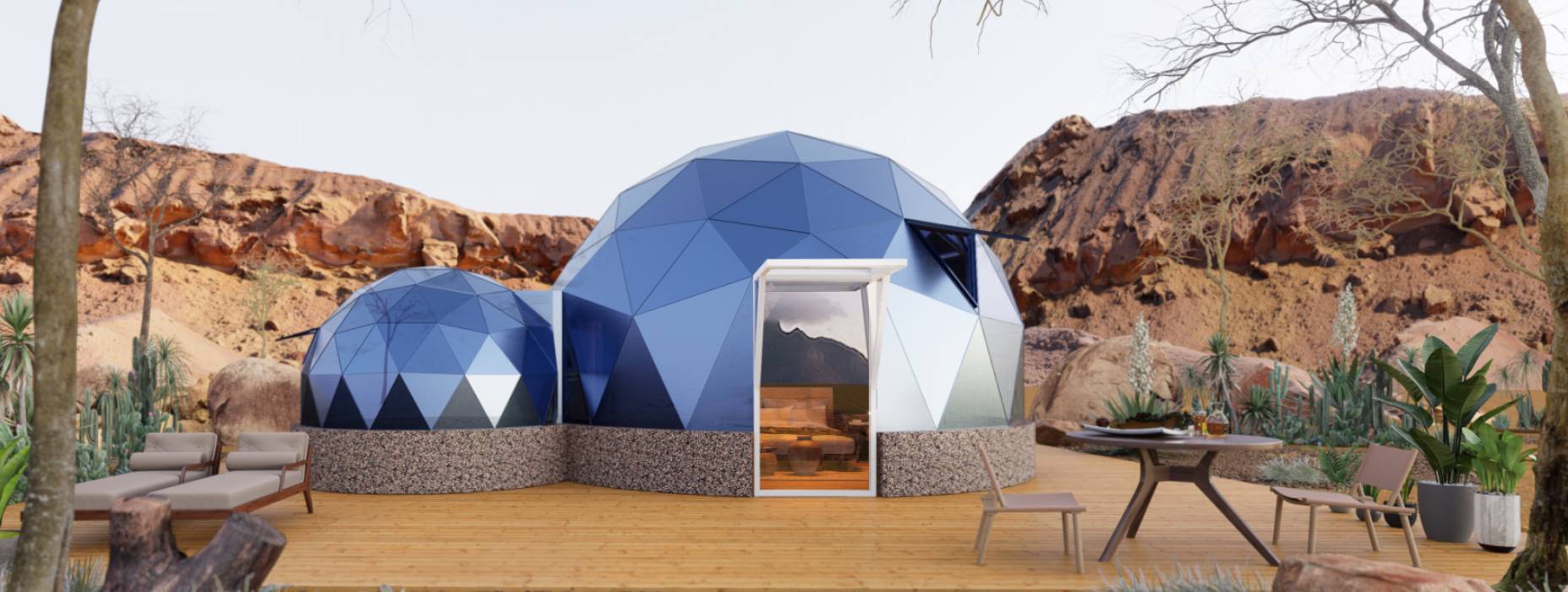 昭苏县球形智能光伏玻璃星空房